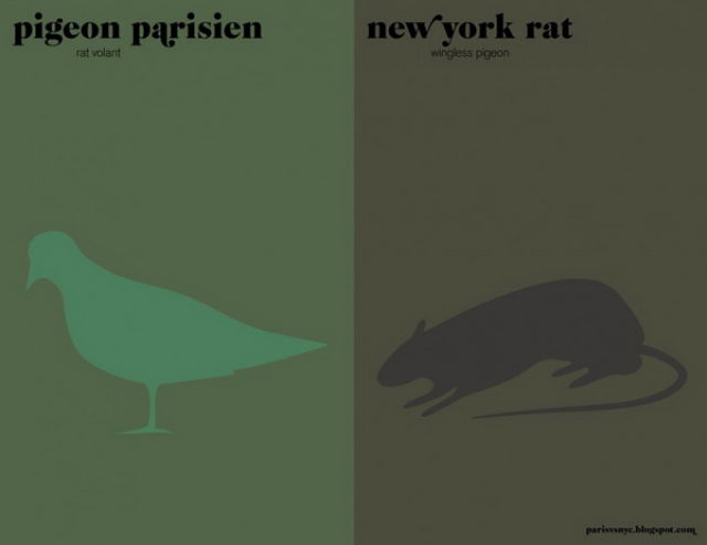 Paris vs New York (16 pics)