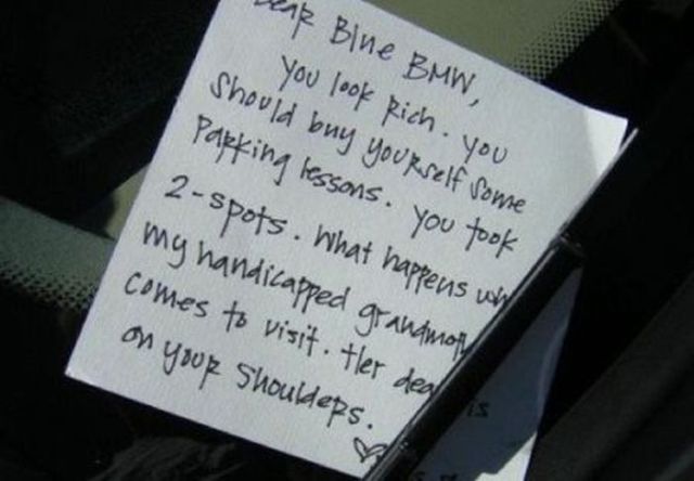 Funny Parking Notes