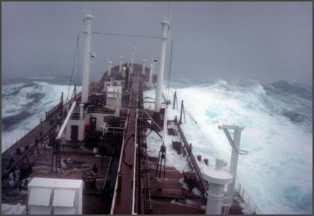 Ship in a Horrible Storm