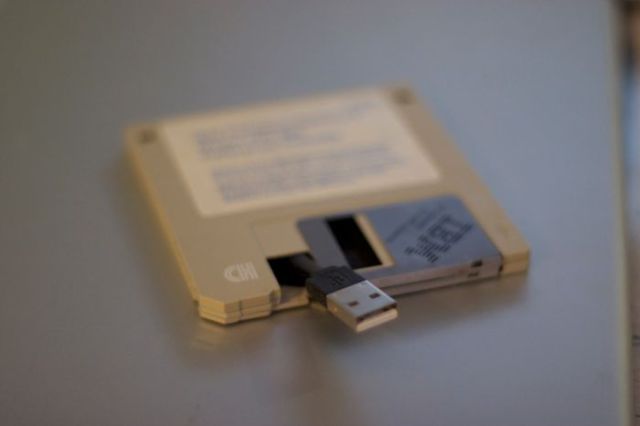 Homemade Floppy Flash Drive