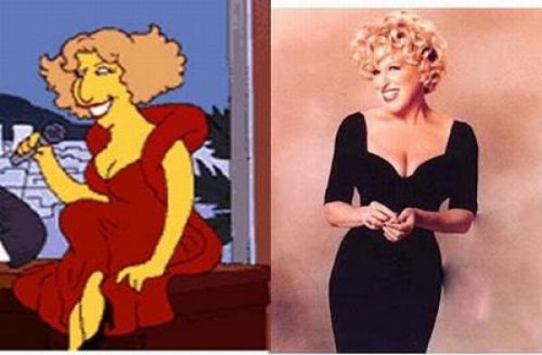 Simpsons Celebrity Lookalikes