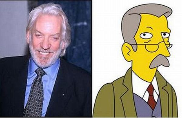 Simpsons Celebrity Lookalikes