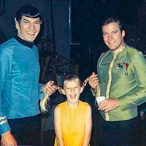 Between Takes on the Set of Star Trek