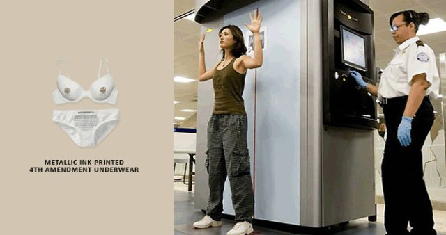 Underclothes to Protest TSA X-Ray Scanners