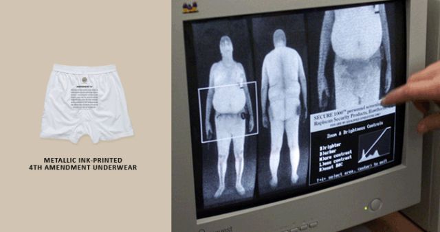 Underclothes to Protest TSA X-Ray Scanners