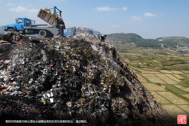 China is Sinking in Garbage