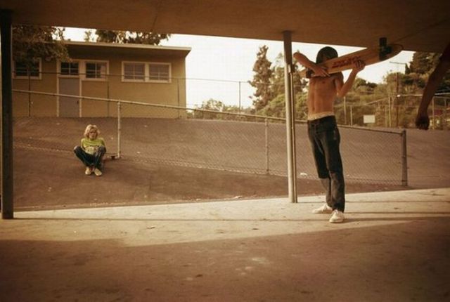 Skateboarders from the Past