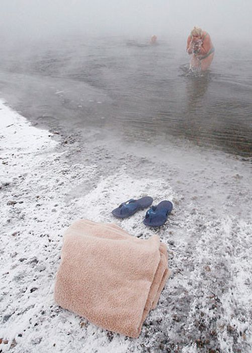 Siberian Winter Swimming