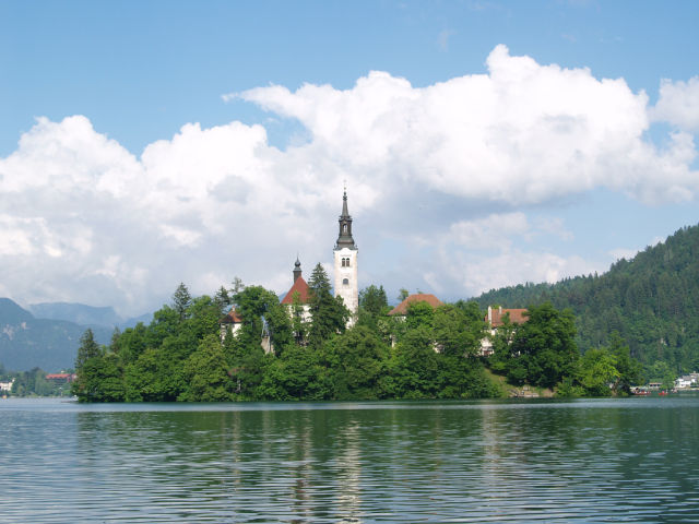 A Beautiful Island in Slovenia