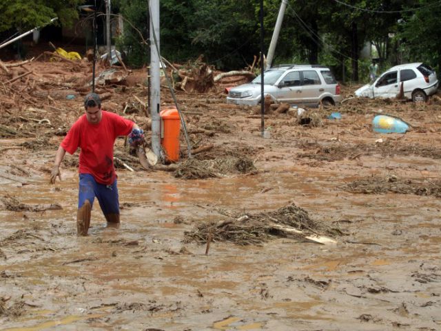 Tragedy of The Rains in Rio de Janeiro, Brazil.