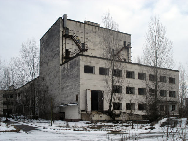 Wintertime at a Nuclear Disaster Site