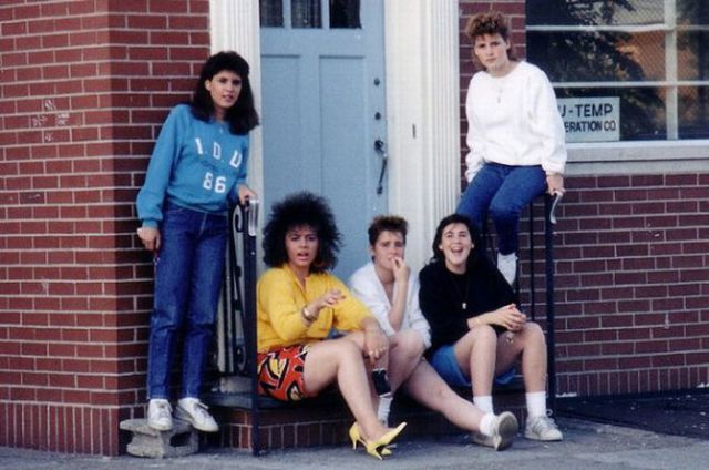 Stylish Girls from the 80