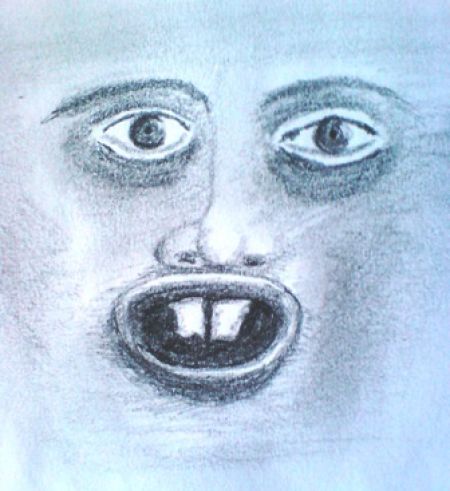 Bearded man - creepy drawing (2 pics) - Izismile.com