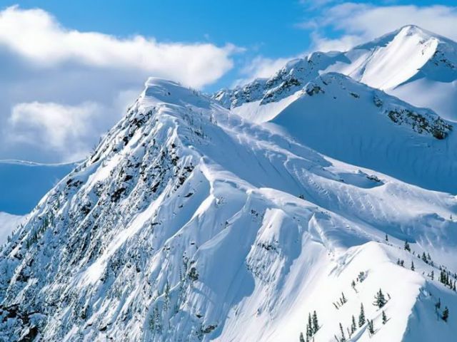 Beautiful Mountains in Winter