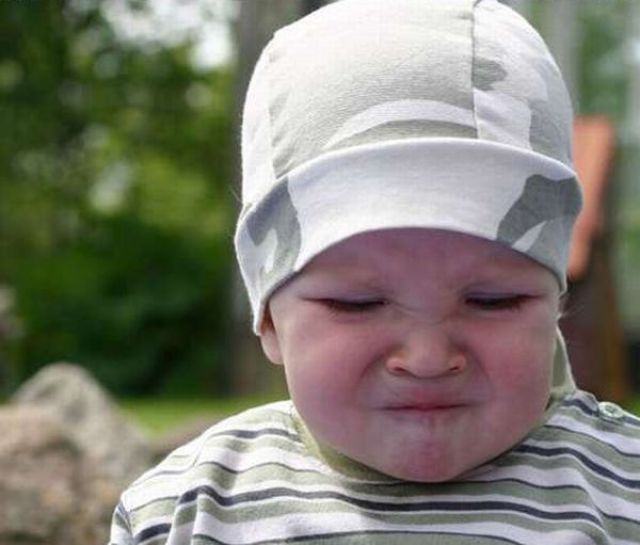 Babys Reaction to Rhubarb