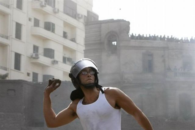 Head Protection of Egyptian Protesters