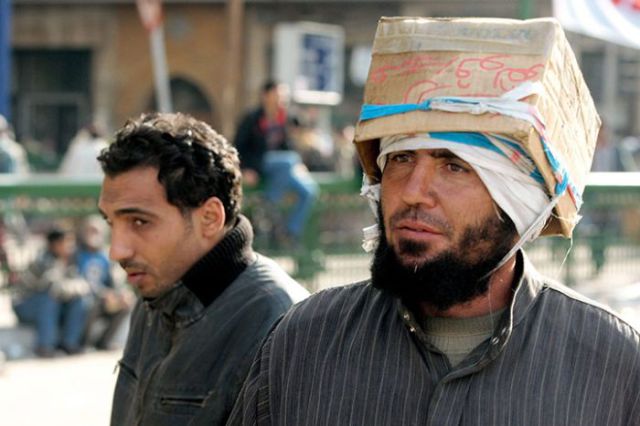 Head Protection of Egyptian Protesters