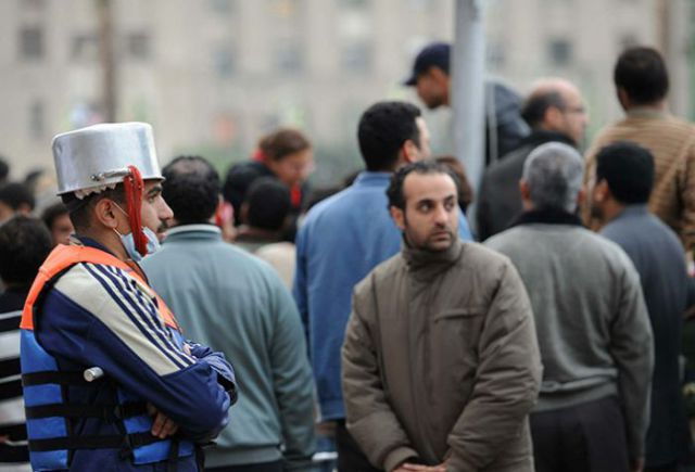 Head Protection of Egyptian Protesters