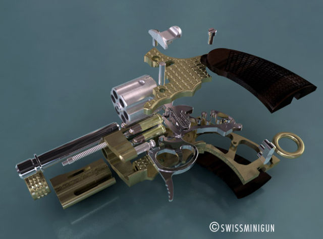 Teeny Tiny Swiss  Revolver