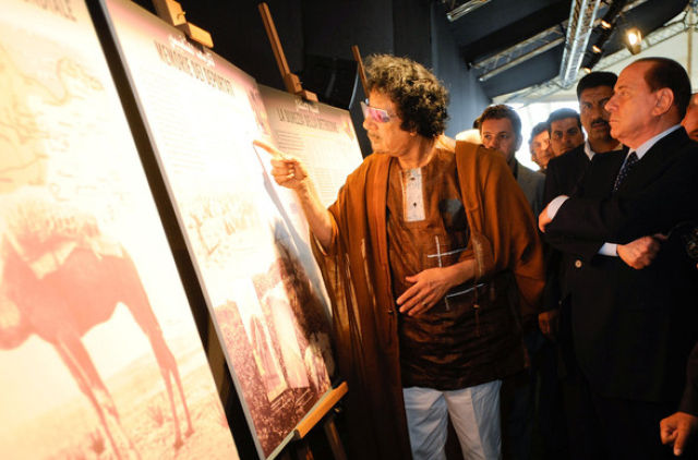 Muammar al-Gaddafi the Fashionista and His Angels