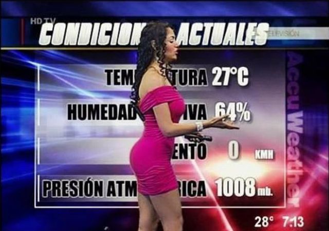 Latin American Weather Girls vs. Middle East Weather Hosts