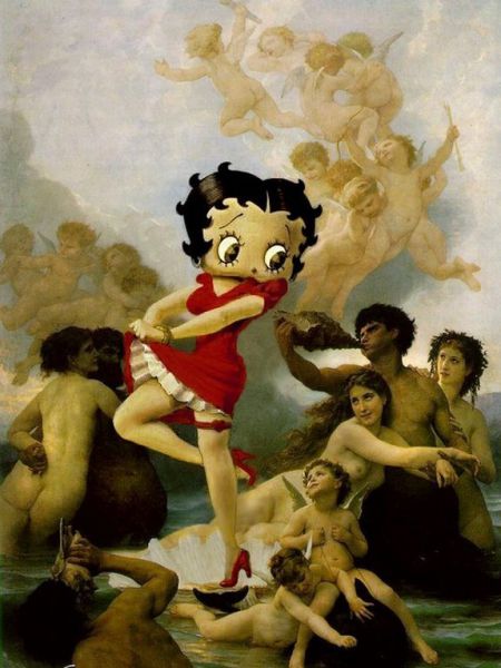 When Classic Art and Cartoons Are Mixed