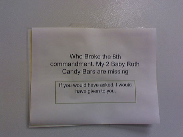 Humorous Office Notes