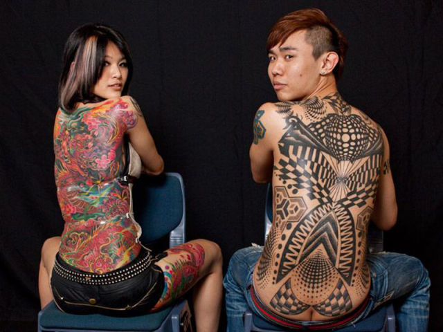 Festival Displays Unique Tattoos and Body Art