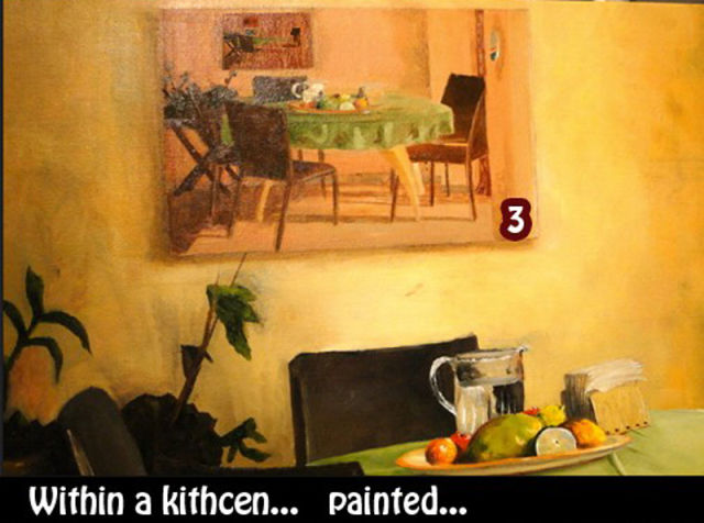 This Kitchen Painting Will Freak You Out