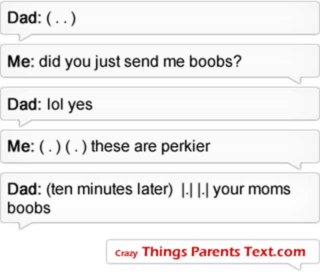 When Parents Text Their Kids