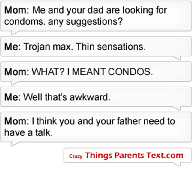 When Parents Text Their Kids