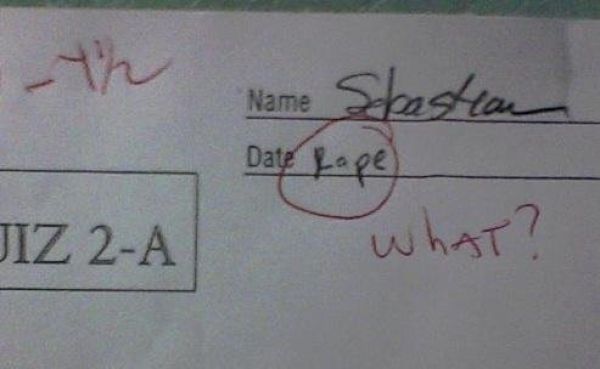 Hilarious Exam Answers