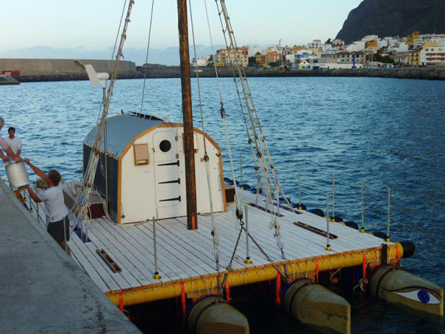 Across the Atlantic on a Homemade Raft