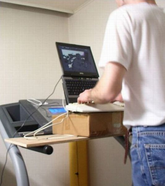 Crazy Treadmill Workstations for Multitaskers