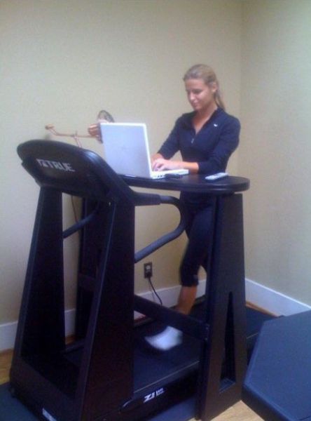 Crazy Treadmill Workstations for Multitaskers