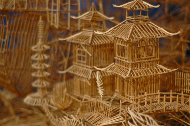 35 Years to Build a Toothpick Sculpture
