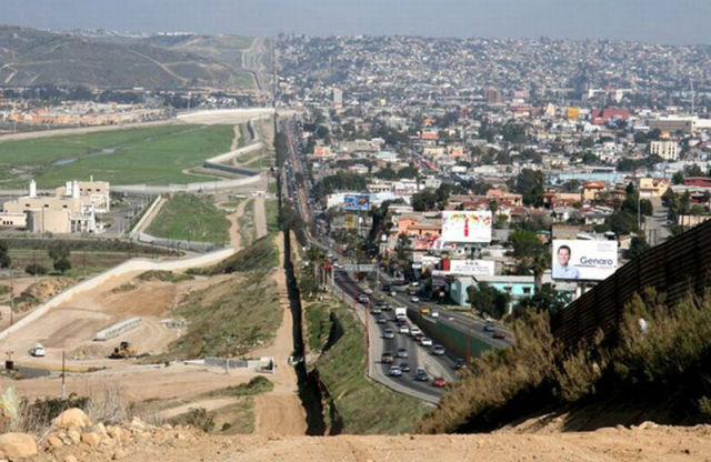 The Border Between The United States and Mexico