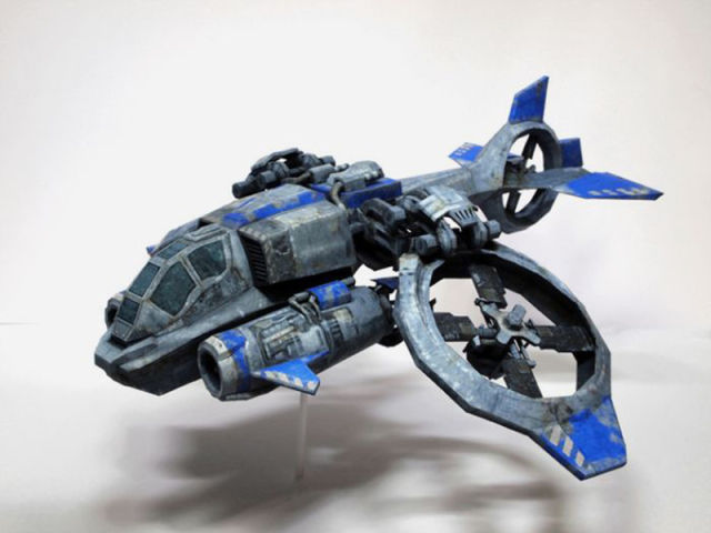 Incredible StarCraft Aircraft Made from Paper