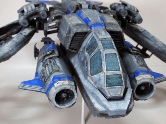 Incredible StarCraft Aircraft Made from Paper