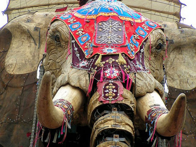 Huge Ten Ton Mechanical Elephant