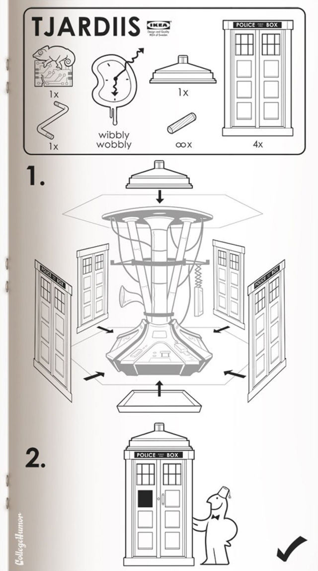 Science Fiction Ikea Instructions