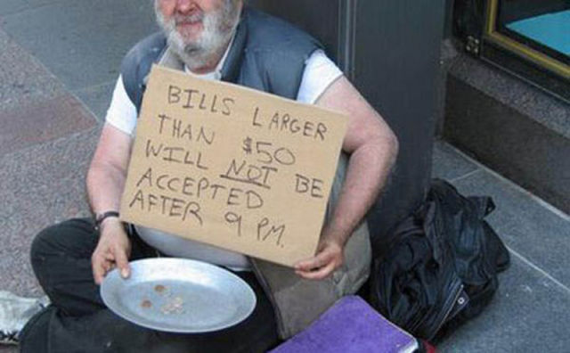 Creative Ways of Begging for a Living
