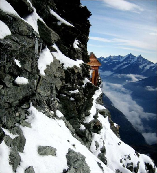 Incredible Mountain Hut in Switzerland