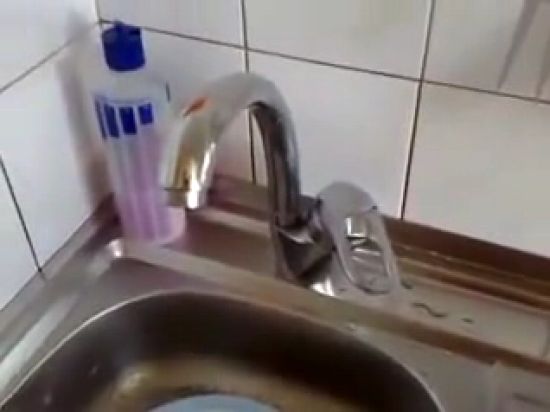 Faucet That Drinks Water [VIDEO]
