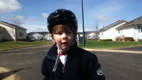 Awesome Speech Given by a Child After Learning to Ride a Bike [VIDEO]