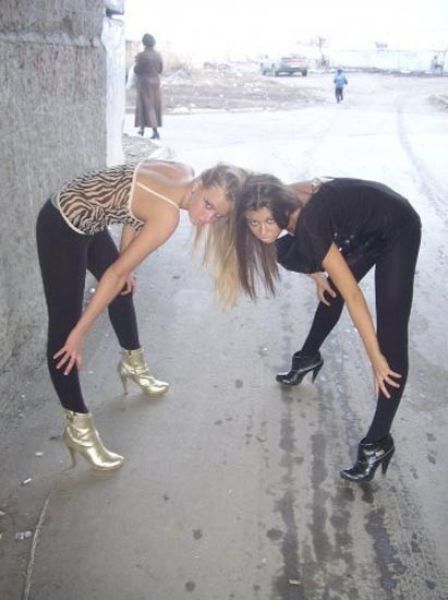 Russian Chicks and Guys Posing for Social Network Pics