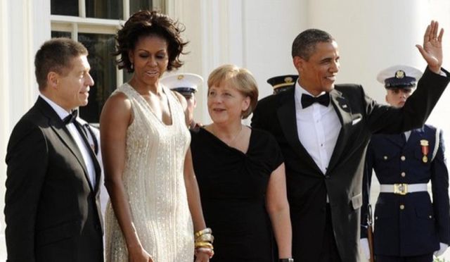 Anger Merkel Has a Thing for Michelle Obama