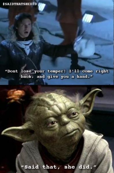 Hilarious Yoda Tumblr “Said That She Did”