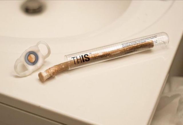 A Unique Toothbrush