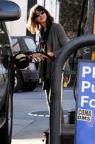 Celebrities at Gas Stations